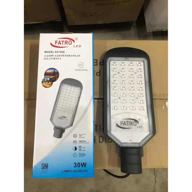lampu jalanled 30 watt fatro