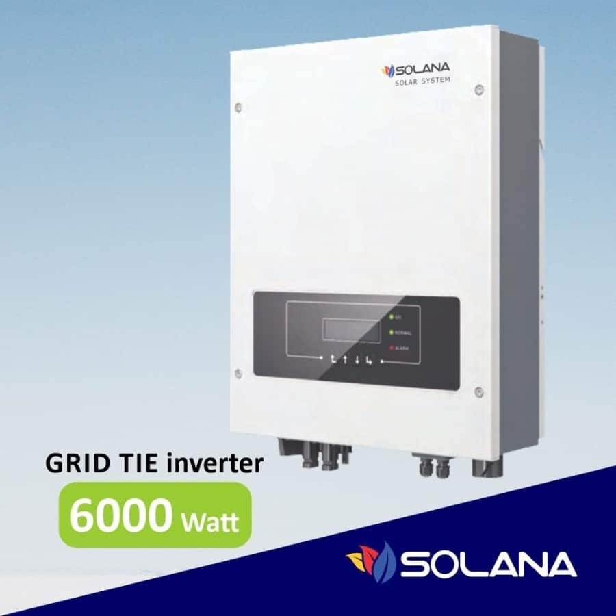 Jual Solana Grid Tie Inverter 6000 Watt