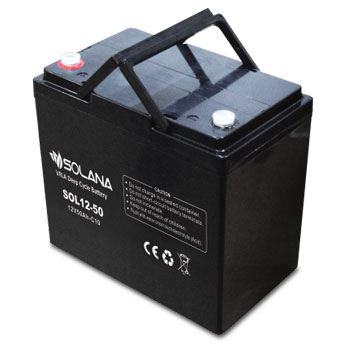 SOL12-50 Baterai / Aki Solana 12V 50AH VRLA