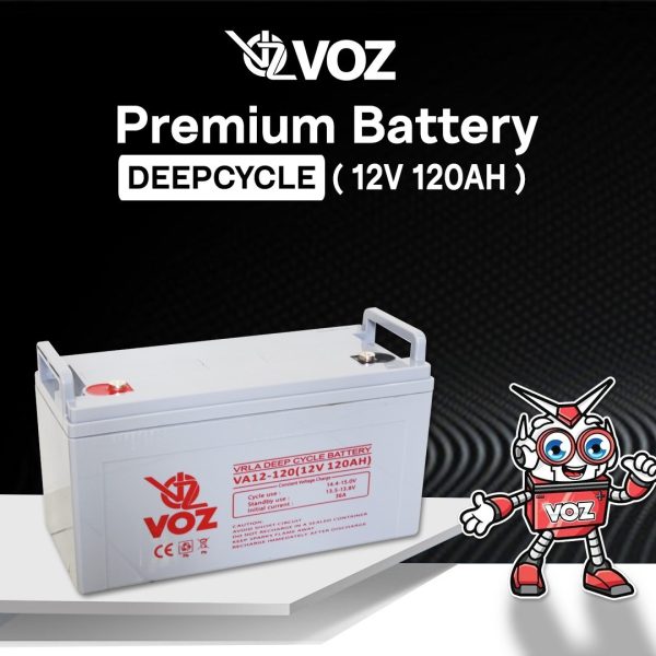 Baterai / Aki VOZ VRLA Deep Cycle 120AH 12V