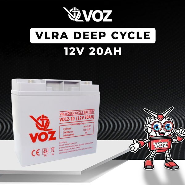 Baterai / Aki VOZ 20AH 12V VRLA Deep Cycle